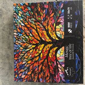 Mosaic Tree of Life Jigsaw Puzzle
